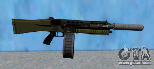 GTA V Vom Feuer Assault Shotgun Green V1