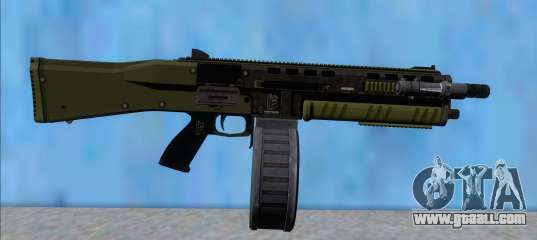 GTA V Vom Feuer Assault Shotgun Green V11