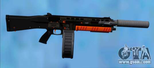 GTA V Vom Feuer Assault Shotgun Orange V1 for GTA San Andreas