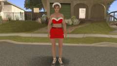 Lisa Hamilton Berry Burberry Christmas V1 for GTA San Andreas