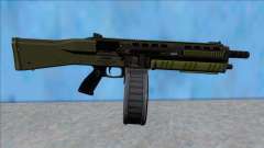 GTA V Vom Feuer Assault Shotgun Green V14 for GTA San Andreas