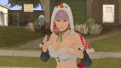 DOA Ayane Snowball Suit Christmas Special V1 for GTA San Andreas