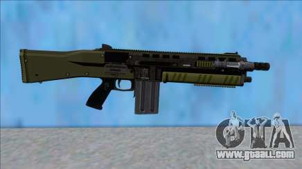 GTA V Vom Feuer Assault Shotgun Green V12 for GTA San Andreas