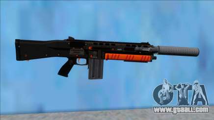 GTA V Vom Feuer Assault Shotgun Orange V2 for GTA San Andreas