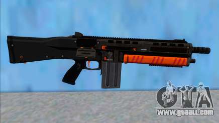 GTA V Vom Feuer Assault Shotgun Orange V15 for GTA San Andreas