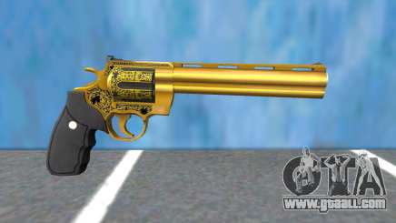 CSO2 Golden Anaconda Revolver for GTA San Andreas