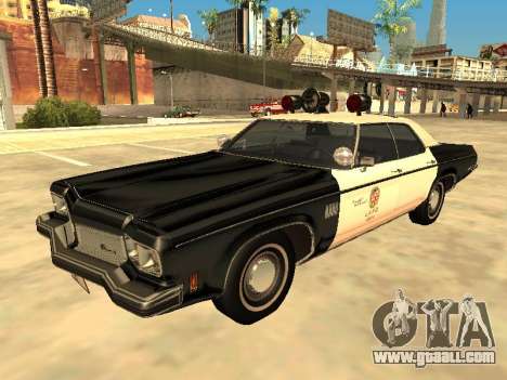 Oldsmobile Delta 88 1973 Los Angeles Police Dept for GTA San Andreas