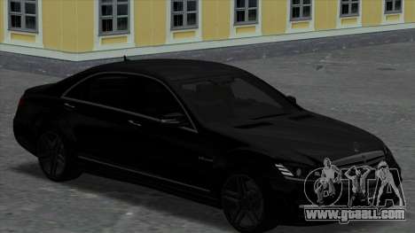Mercedes-Benz S65 W221 Black for GTA San Andreas
