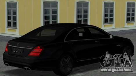 Mercedes-Benz S65 W221 Black for GTA San Andreas