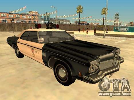 Oldsmobile Delta 88 1973 Los Angeles Police Dept for GTA San Andreas