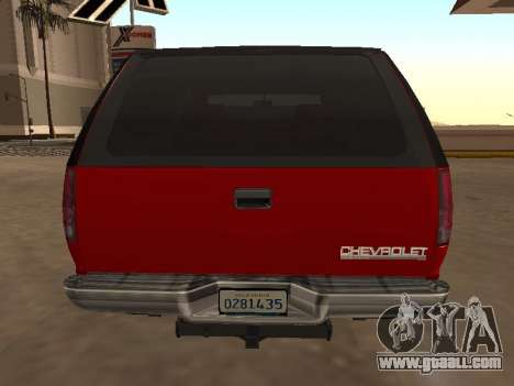 1998 Chevrolet Blazer K5 for GTA San Andreas
