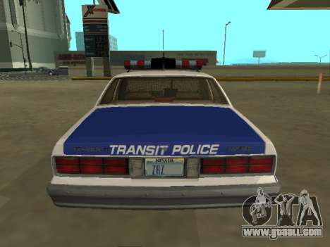 Chevrolet Caprice 1987 New York Transit Police for GTA San Andreas