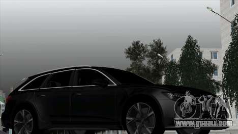 Audi RS6 Avant Black for GTA San Andreas