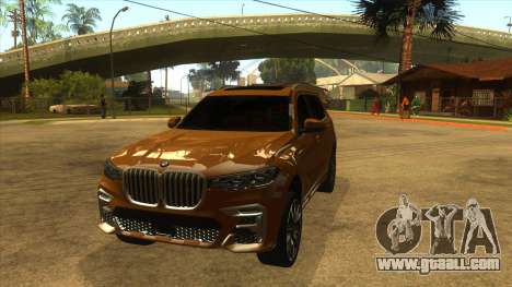 BMW X7 M50D for GTA San Andreas
