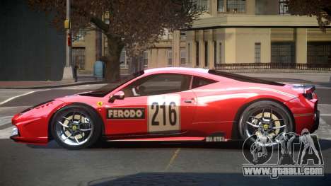 Ferrari 458 PSI-R L3 for GTA 4