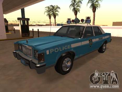 Ford Granada 1977 NYPD (Marbella GTA IV) for GTA San Andreas
