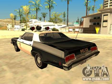 Oldsmobile Delta 88 1973 Los Angeles Police Dept for GTA San Andreas