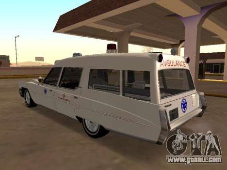 Cadillac Fleetwood 1970 Ambulance for GTA San Andreas