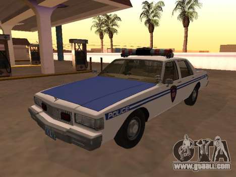 Chevy Caprice 1987 NYPDT Police Edited Version for GTA San Andreas