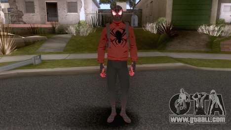 Spider-Man Miles Morales Bodega Cat Suit for GTA San Andreas