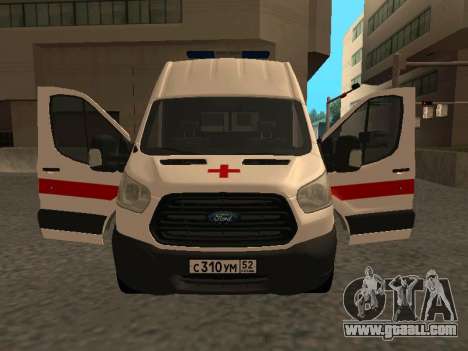 Ford Transit Ambulance Medical Aid for GTA San Andreas