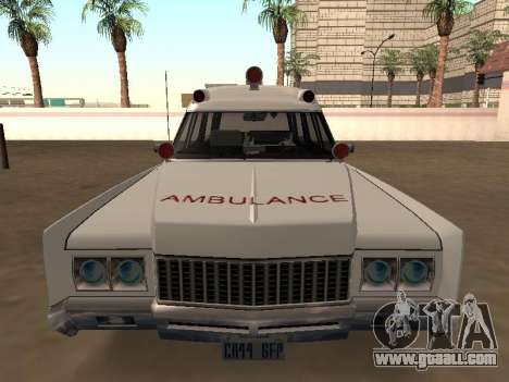 Cadillac Fleetwood 1970 Ambulance for GTA San Andreas