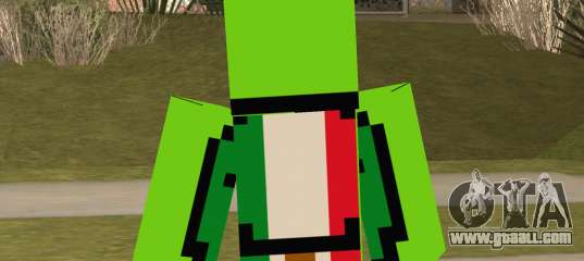 Mexican Dream Minecraft Skin for GTA San Andreas