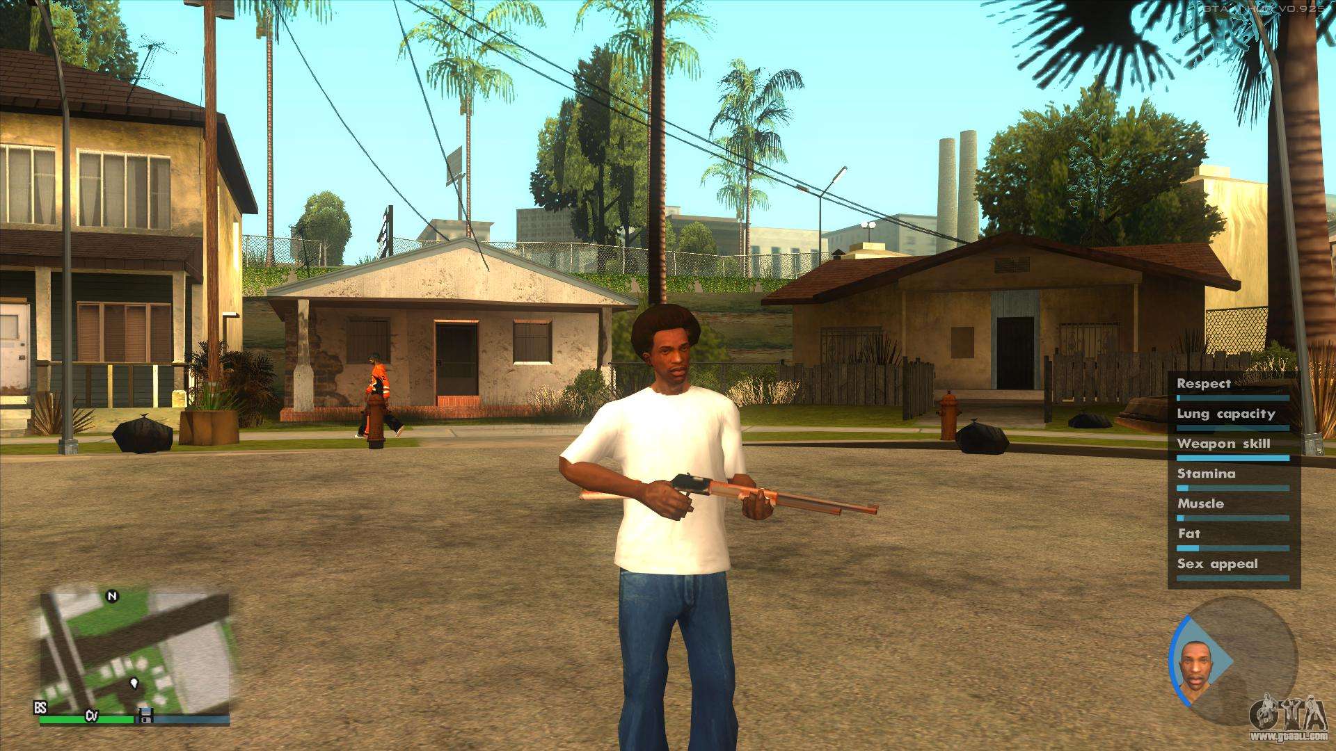 GTA San Andreas HUD like GTA SA on PC,PS2 for Android Mod