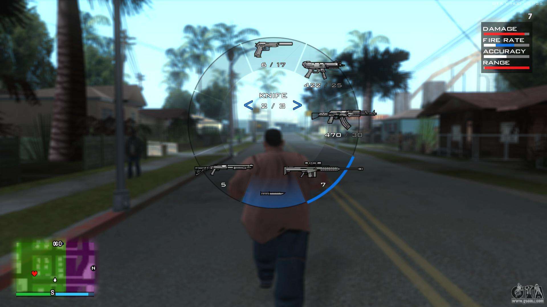 GTA5 HUD by DK22Pac for GTA San Andreas