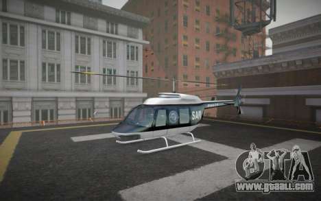 Helicopter correction at police station for GTA San Andreas