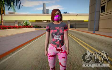 Female skin GTA ONLINE for GTA San Andreas