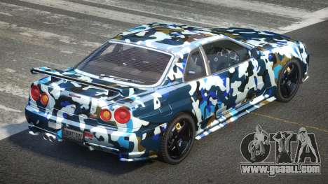 Nissan Skyline R34 GST Racing L4 for GTA 4