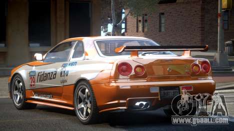 Nissan Skyline R34 GST Racing L5 for GTA 4