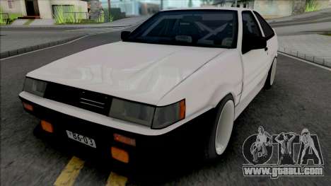 Toyota AE86 Levin Touge Version for GTA San Andreas