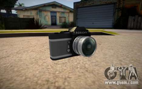 The camera is Nikon for GTA San Andreas