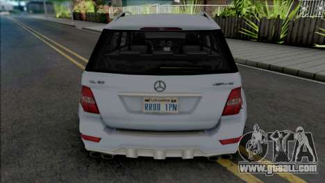 Mercedes-Benz ML 63 AMG 2009 Improved for GTA San Andreas