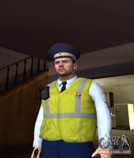 DPS officer in shirt for GTA San Andreas