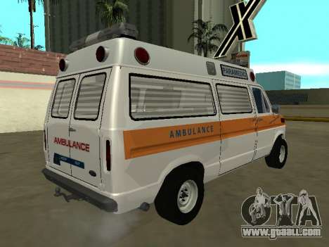 Ford Econoline E-250 Ambulance 1986 for GTA San Andreas