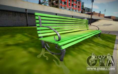 Park bench for GTA San Andreas
