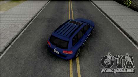 Volkswagen Touareg 2012 Blue for GTA San Andreas