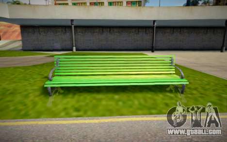 Park bench for GTA San Andreas