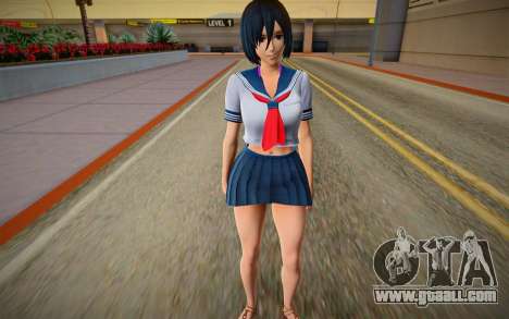 Mikasa Ackerman Sailor School for GTA San Andreas