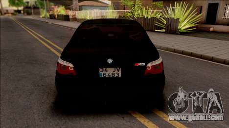 BMW M5 E60 Mafia for GTA San Andreas