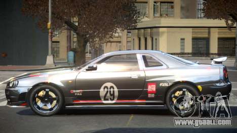 Nissan Skyline R34 GST Racing L1 for GTA 4