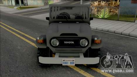 Toyota Bandeirante (Jeep) for GTA San Andreas