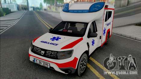 Dacia Duster 2020 Ambulance for GTA San Andreas