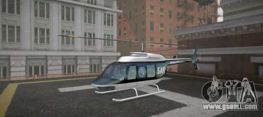 Helicopter correction at police station