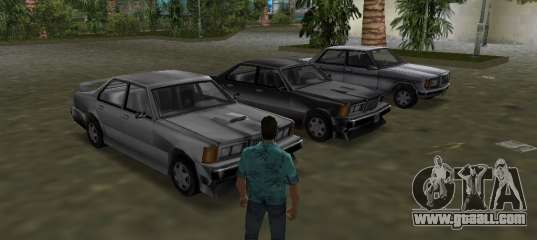 Normal car and color settings for GTA Vice City