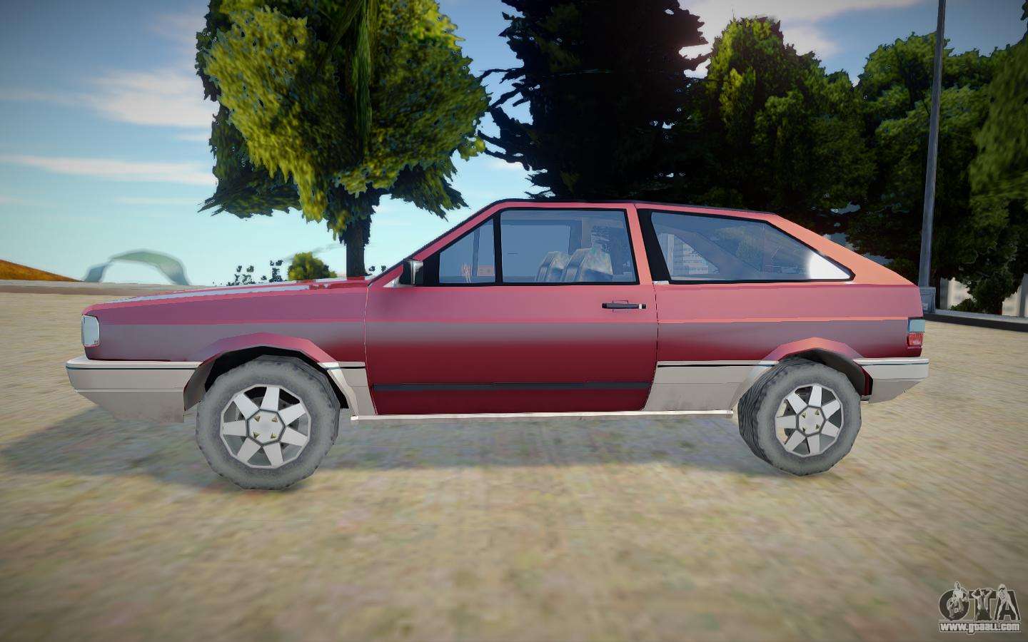 Volkswagen Gol Quadrado Marlboro para GTA San Andreas