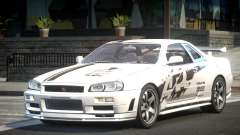Nissan Skyline R34 GST Racing L3 for GTA 4